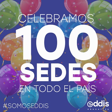 EDDIS EDUCATIVA celebra sus 100 sedes en todo el país